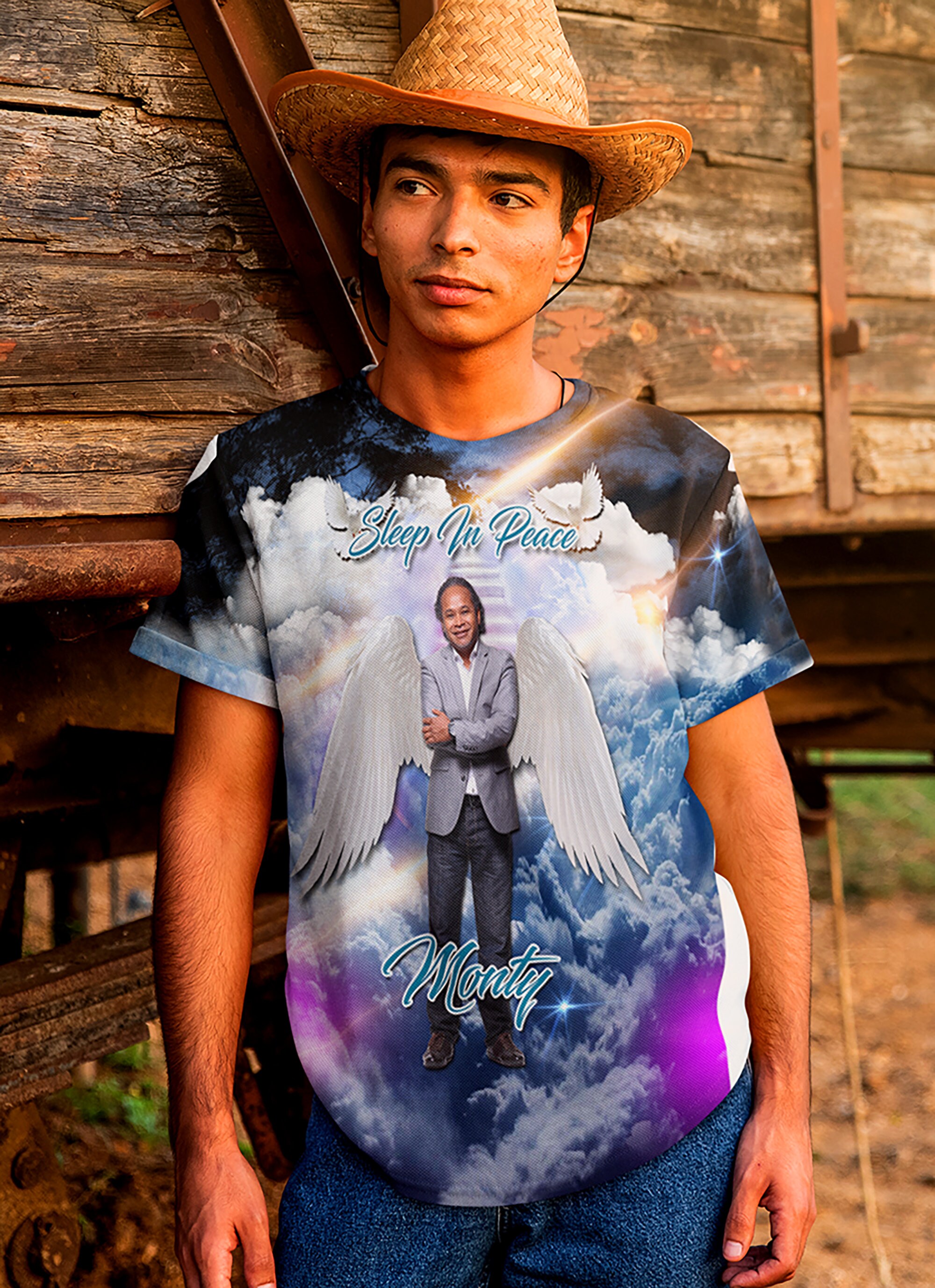 Rest in Peace All Over Print Tee, Rest in Peace 3D T-shirt, All Over