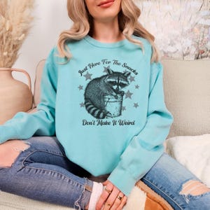 Sublimation Design I'm just here for the snacks don't make it weird