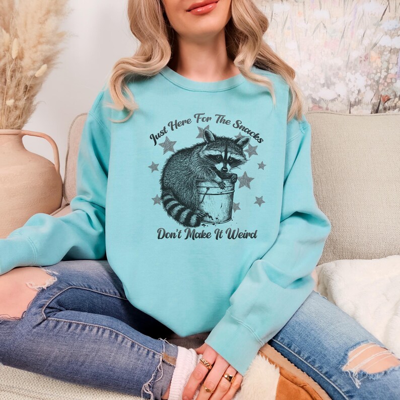 Sublimation Design I'm just here for the snacks don't make it weird