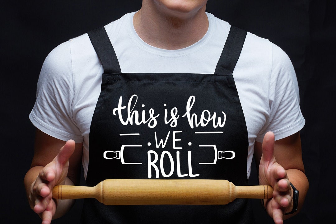 This is How We Roll Aprons Custom, Personalized Aprons for Men, Cooking