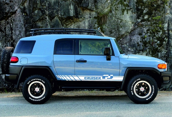 Toyota Fj Cruiser 2pcs Body Decal Side Stripe Graphics Vinyl Etsy