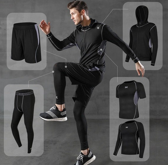 Men's Quick-drying Activewear Workout Suit Sports Wear Set