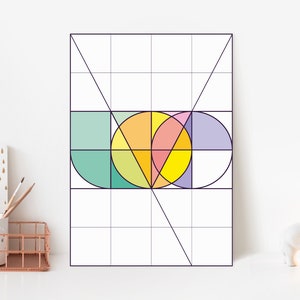 Cartas de AMOR | Tipografía | Decoración de pared en estilo pop art | Ilustración abstracta para enamorados | Póster de diseño impreso en formato DIN A4