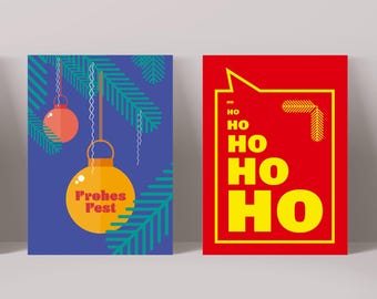 Individual set: up to 10 Christmas postcards | illustrated Christmas greetings and Advent greetings | DIN A6 format