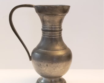 Antique Pewter Tankard - Made in Germany - 4 1/2 Inches Tall