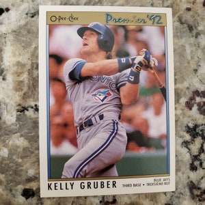 Baseball Collector Card - 1992 O-Pee-Chee Premier - Kelly Gruber