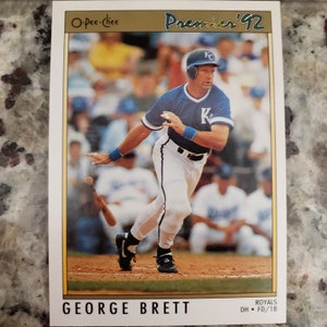 Baseball Collector Card - 1992 O-Pee-Chee Premier - George Brett