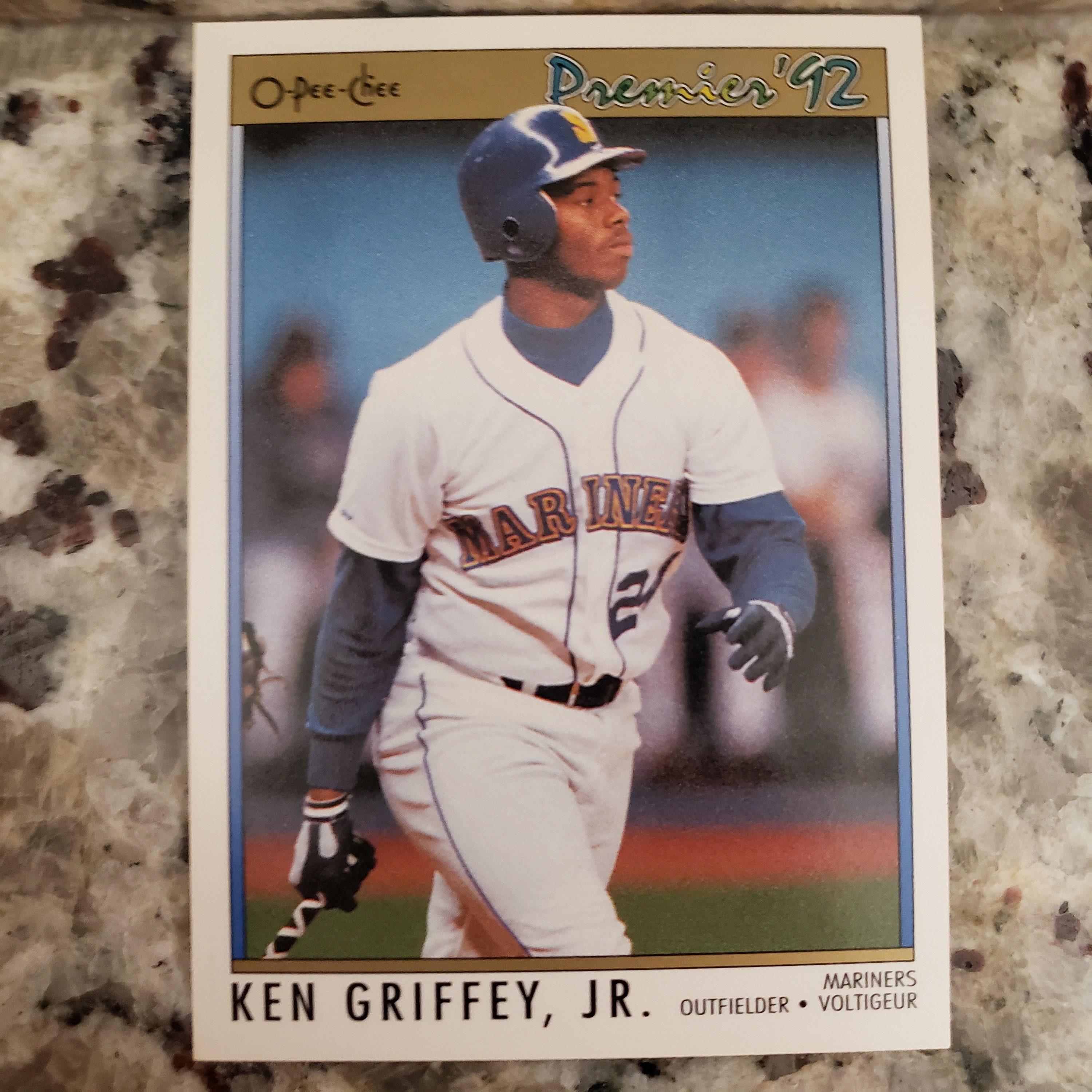 Baseball Collector Card - 1992 O-Pee-Chee Premier - Ken Griffey, Jr