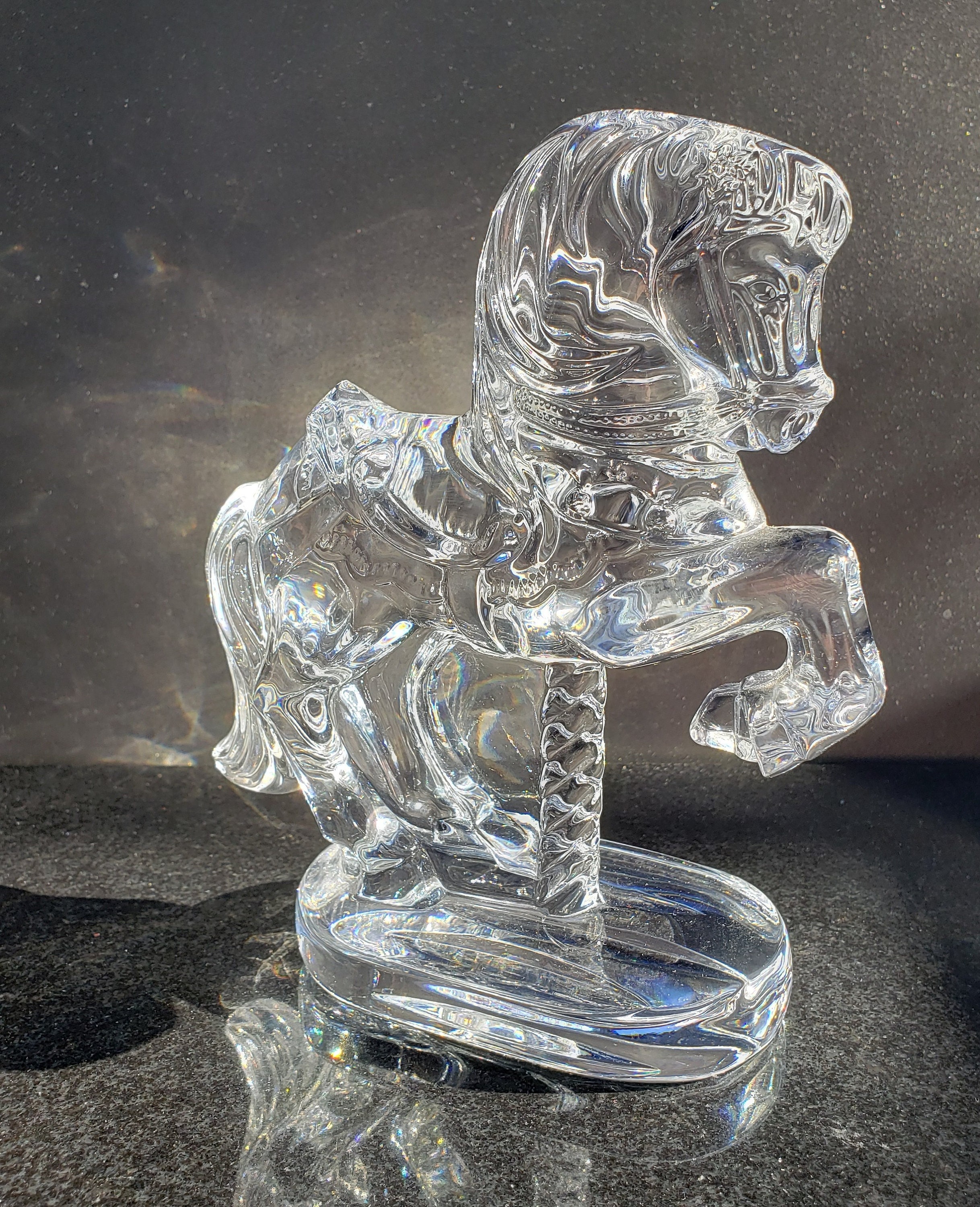 Waterford Crystal Horse - Etsy