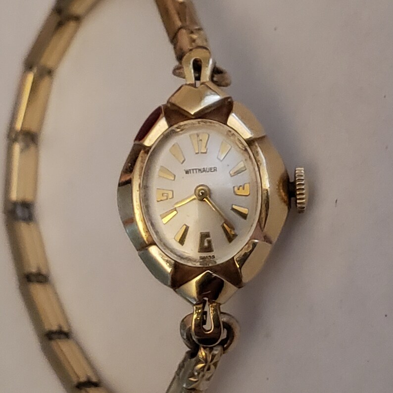 Vintage Wittnauer 14K Gold Women's Wrist Watch SWISS - Etsy