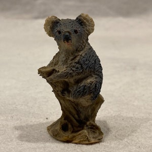 Hand Carved Wooden Koala, Statue Koala Bear