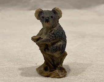 Hand Carved Wooden Koala, Statue Koala Bear