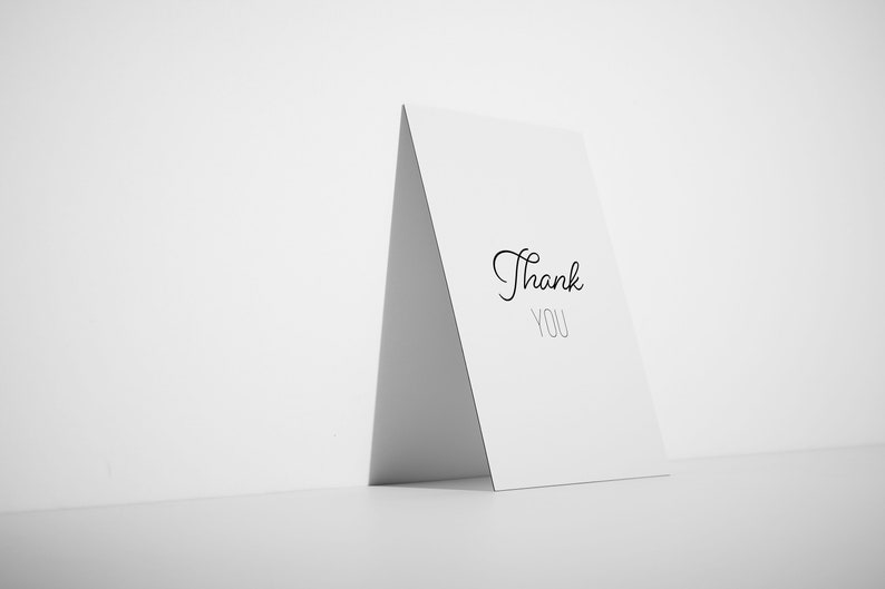 Thank You Luxurious Art Postcard image 2