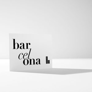 Saluti da Barcellona / Cartolina d'arte di lusso