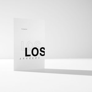 Saluti da Los Angeles / Cartolina d'arte di lusso