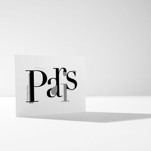 Salutations de Paris (No. 1) | Carte postale d'art luxueux