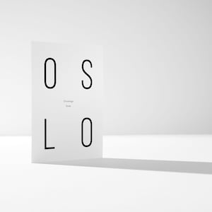 Saluti da Oslo / Cartolina d'arte di lusso