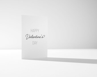 Happy Valentine's Day | Luxurious Art Postcard