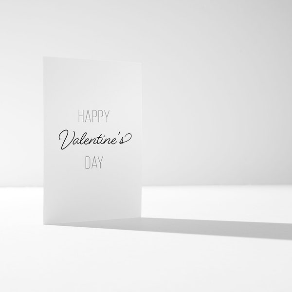 Happy Valentine's Day | Luxurious Art Postcard Digital File