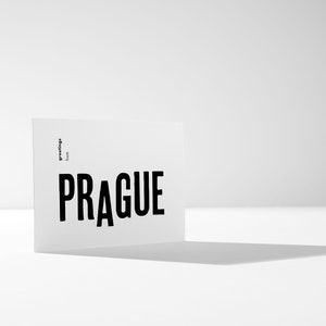 Saudações de Praga | Cartão postal de arte luxuoso