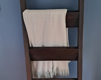 Wood Blanket Ladder, Cozy Blanket ladder, Wood decor blanket ladder, Blanket ladder gift