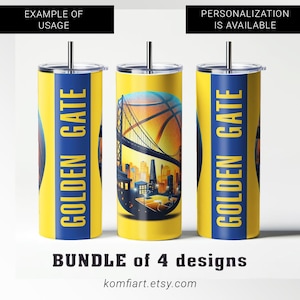 Golden Gate City PNG template tumbler wrap 20oz. S.F. fan basketball sport sublimation. Dtf printing