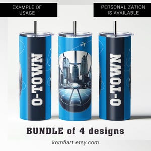 O-Town Orlando city PNG template tumbler wrap 20oz. Gift for basketball sport fan PNG sublimation ready. Game day mom print