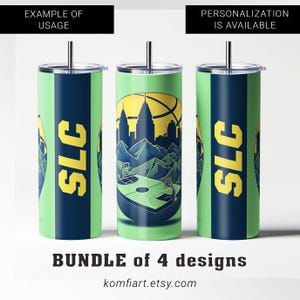 UTAH city PNG template tumbler wrap 20oz. Basketball sport fan PNG sublimation ready. Instant download. Game day gift