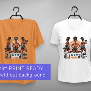 Gym girl SVG Black sport women Illustration Print for Teen fitness T-Shirts, Mugs. Fashionable Sports Digital Design art.
