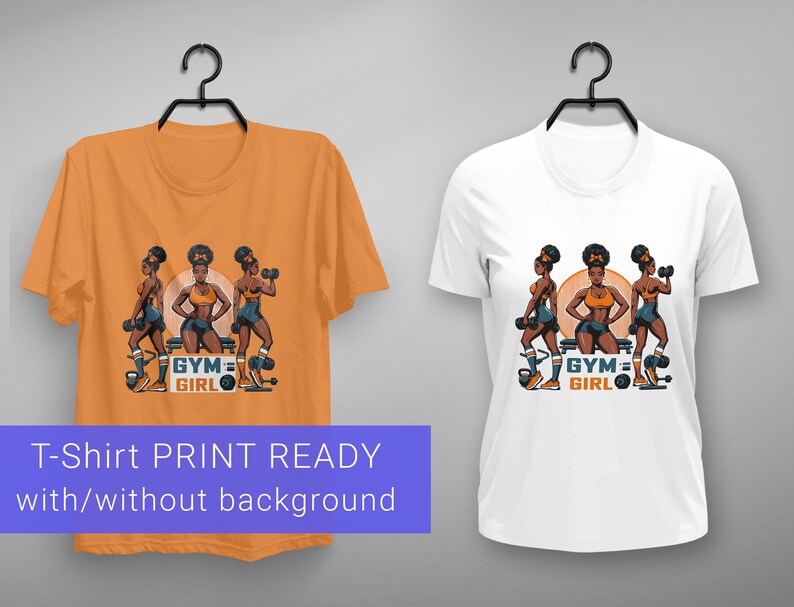 Gym girl SVG Black sport women Illustration Print for Teen fitness T-Shirts, Mugs. Fashionable Sports Digital Design art.