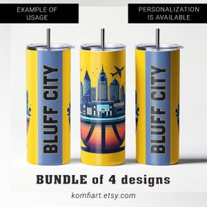 Bluff City Memphis city sport PNG tumbler wrap 20oz. Basketball fan PNG sublimation ready for print. Personalized gift. Instant download