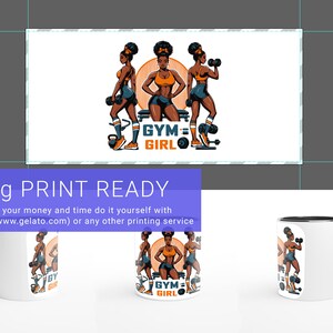 Gym girl SVG Black sport women Illustration Print for Teen fitness T-Shirts, Mugs. Fashionable Sports Digital Design art.