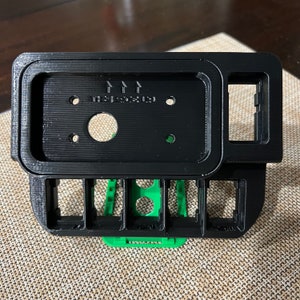 Kit de panel de interruptores izquierdo para Tacoma de 3.ª generación para BA80 AuxBeam de 8 entradas/SwitchPros SP9100 con 1 puerto OEM alto y 5 puertos OEM pequeños inferiores (pieza impresa)