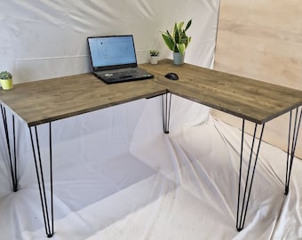 ASHFORD Rustic Pine corner desk
