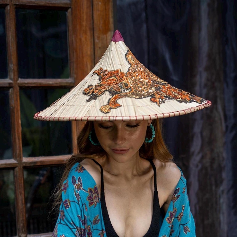 Asian Rice Hat - Etsy