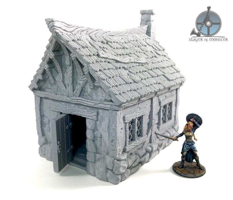 Small Cottage for Tabletop Games Etsy