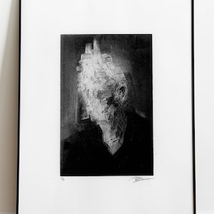Etching - Wall art - Original print limited edition - Portrait XVII