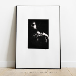 Etching - Wall art - Original print art limited edition - Portrait XII