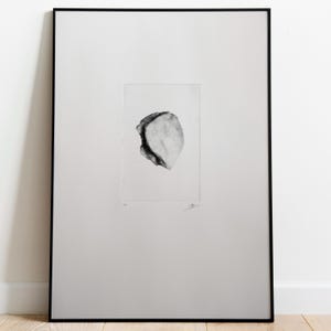 Original Surreal Etching | Limited Edition "Pebble II" Fine Art Print | Signed Artwork for Wall Decor