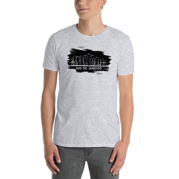 Rio de Janeiro Janeiro Brésil T-Shirt T Shirt manches courtes T-Shirt Brésil unisexe 08cfaf Rio de Janeiro Janeiro Brésil T-Shirt T Shirt manches courtes T-Shirt Brésil unisexe 08cfaf