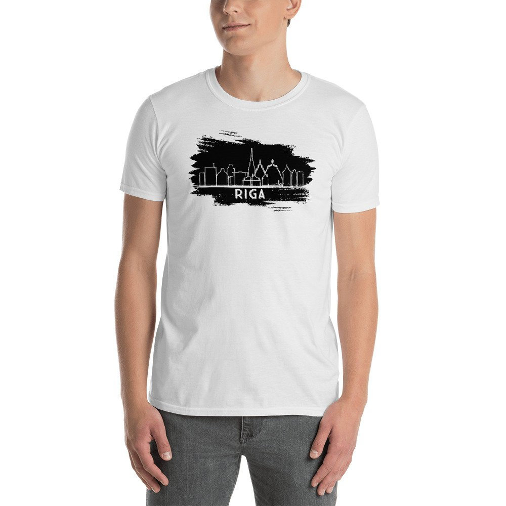 Riga Lettonie T Shirt manches courtes T-Shirt unisexe Riga Lettonie T unisexe Shirt manches courtes T-Shirt unisexe T b14587