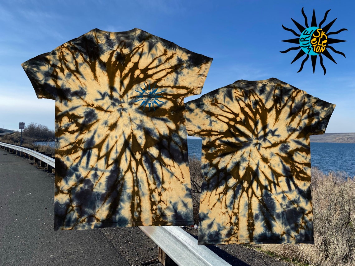 Blaue Logo Säure waschen Tasche T-At | Etsy