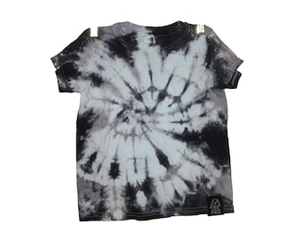 Greay & Black Swirl Kids Tee