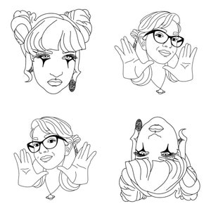 Custom Selfie Outline