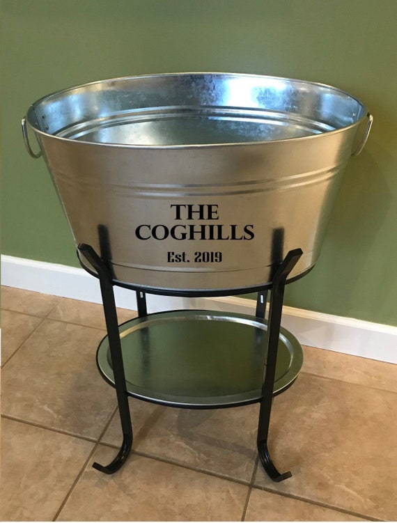 Personalized Beverage Tub