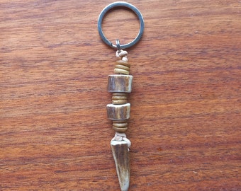 Roe Deer Antler Tip Keychain