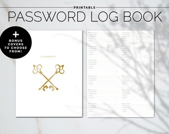 PRINTABLE: Password Keeper (8.5x11)