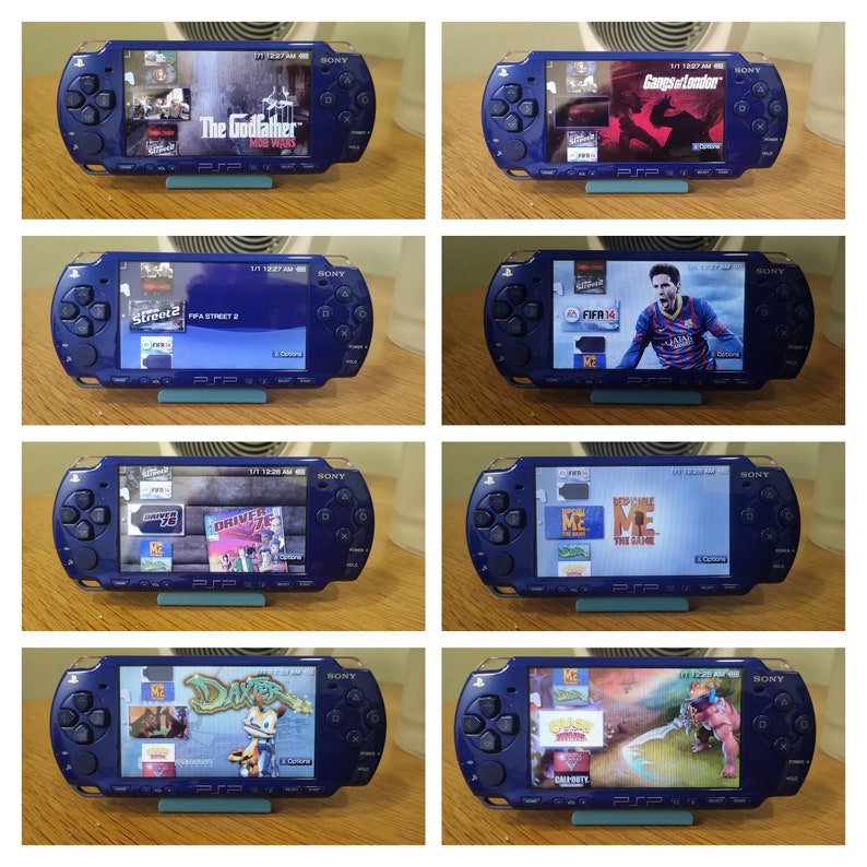 PSP Memory Card With Games console Not Included Etsy