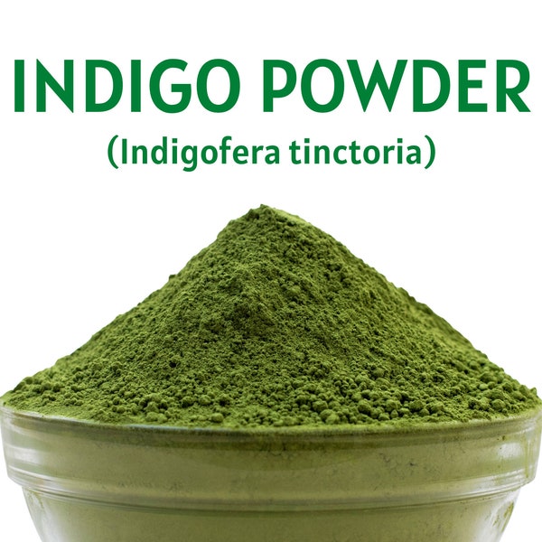 Natural Indigo Powder for Hair Dye | Natural Hair Color | Indigofera tinctoria