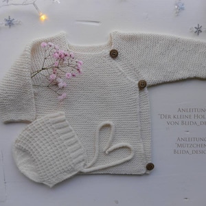 Detailed knitting instructions for baby jacket &quot;the little Dutchman&quot; Instant download